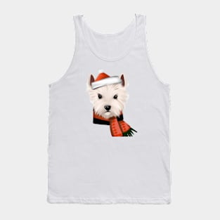 Cute West Highland White Terrier Drawing Tank Top